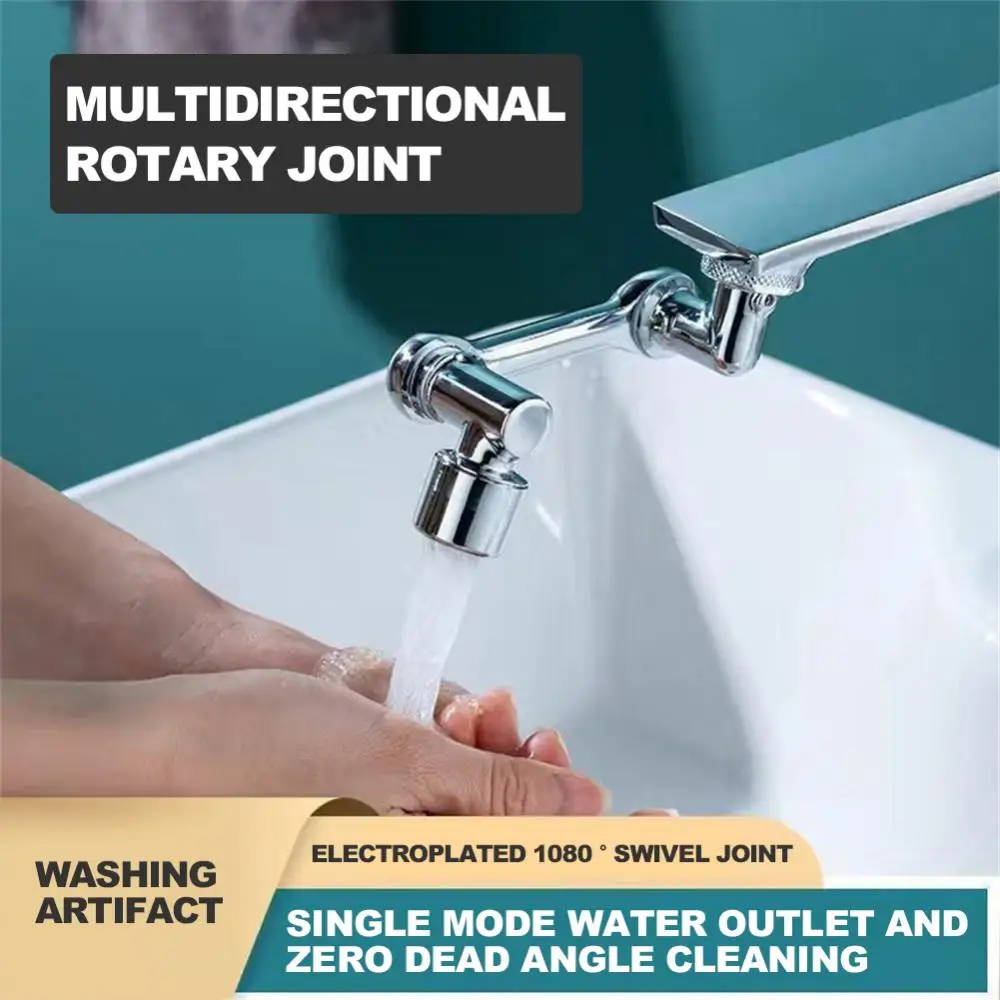 

Rotatable Multifunctional Faucets Extender 1080 Rotating Aerator Plastic Washbasin Faucets Bubbler 2023 Extension Faucet Hot New