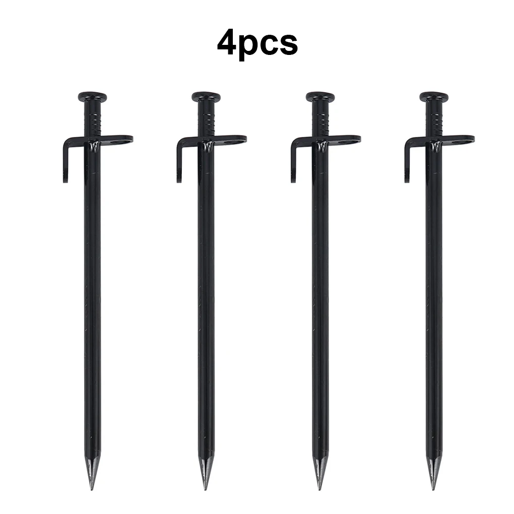 

Pack of 4 Tent Pegs Outdoor Canopy Stakes Sharpened Tip Pins Accessories