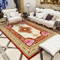 european style living room coffee table carpet retro bedroom large area rug home decoration washable rugs non slip entrance mat