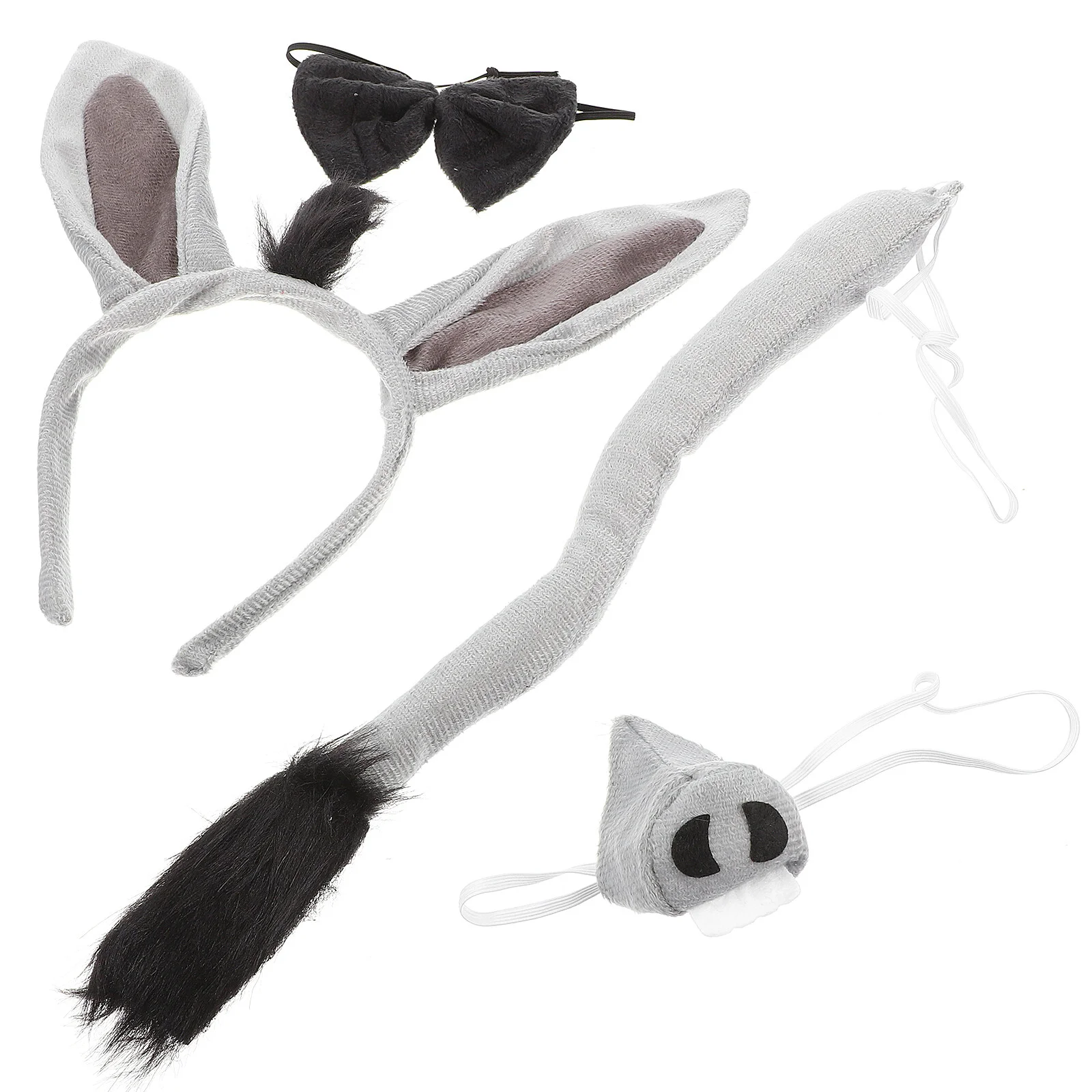 

Women's Clothing Cosplay Tail Costume Headband Nose Accessories Decorative