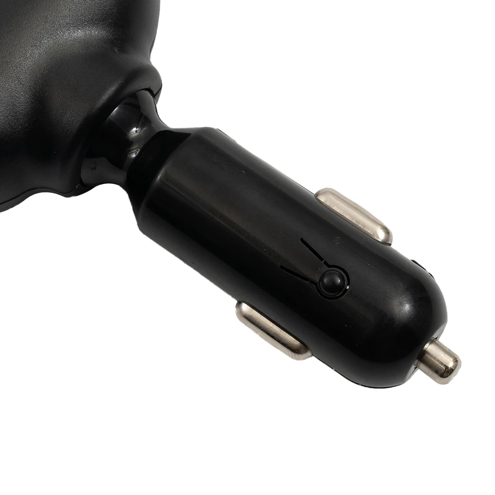 

Car Accessories Car Charger LED Digital Display 360° ABS+PC Black Type-C+QC3.0+2.4A For Car SUV Off-road Truck Etc