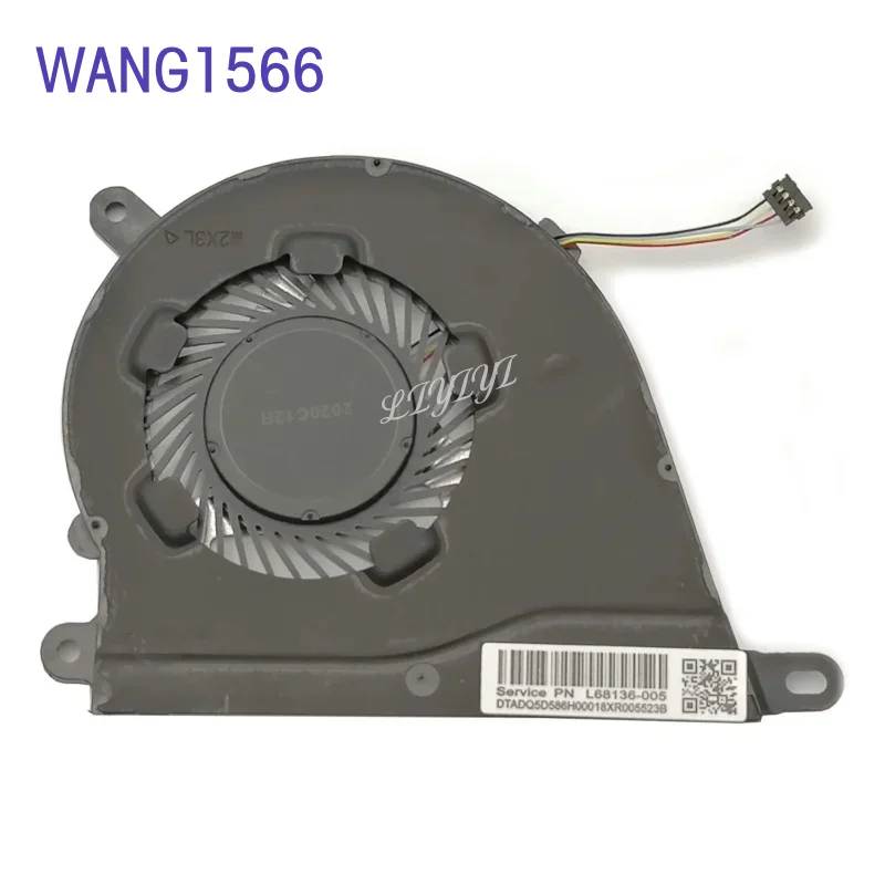 Вентилятор охлаждения процессора ZJ 5 В L68134-001 L68132-001 для HP 15-DY 15s-FQ 14-DQ 14S-DQ 15-EF