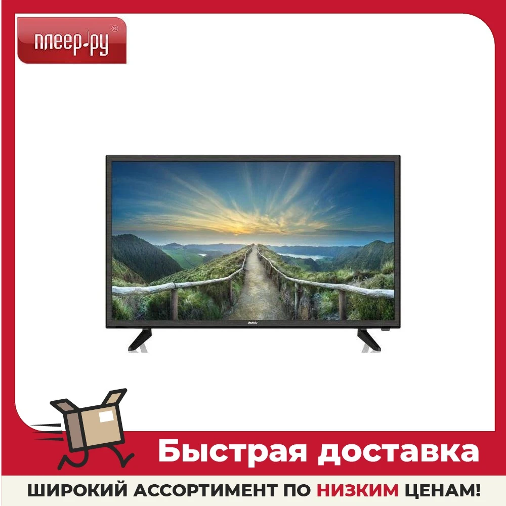 Телевизор 32" BBK 32LEM-1089/T2C 720p (HD) смарт тв | Электроника