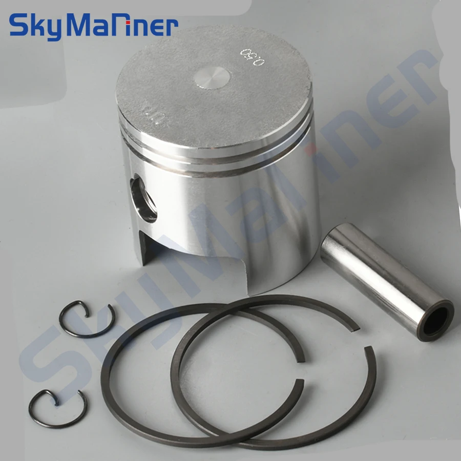 351-00004-0 Комплект поршней (+0 5 мм O/s) для морского двигателя TOHATSU 15HP 18HP M15B2 M15C M18D M9.9B2 M9.9C