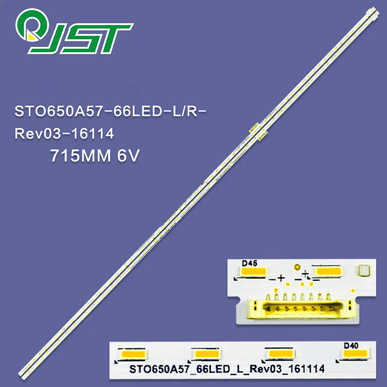 Светодиодный светильник XBR-65X850E KD-65X8500E V650QWSE01 STO650A57_66LED_Rev03_ 161114