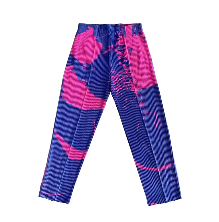 

Новинка, плиссированные Осенние повседневные брюки Miyake, модные брюки, спортивные мужские брюки в уличном стиле