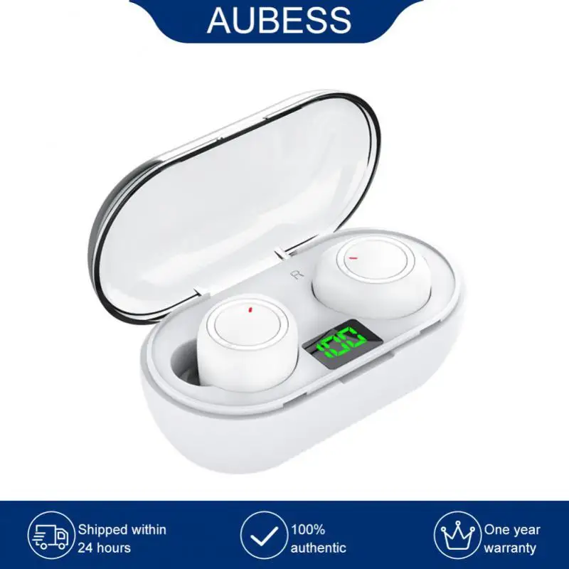

In-ear Digital Display In-ear Headset Intelligent Noise Reduction Headset Touch Voice Control 1pc Hifi Sound