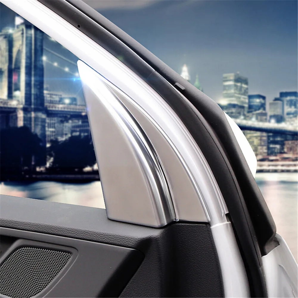 

Треугольная рамка для внутренней двери для Hyundai Tucson 2019 2018, внутренняя Передняя треугольная рамка для автомобильной двери, наклейка для Tucson ...