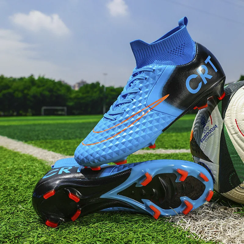Модные футбольные бутсы высокого качества мужские уличные TF/FG для тренировок на
