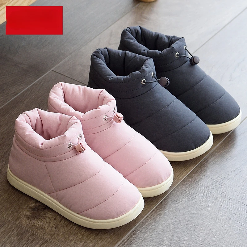 

Плюшевые теплые домашние тапочки на плоской подошве, легкие мягкие удобные зимние тапочки для дома, Женская хлопковая обувь для дома