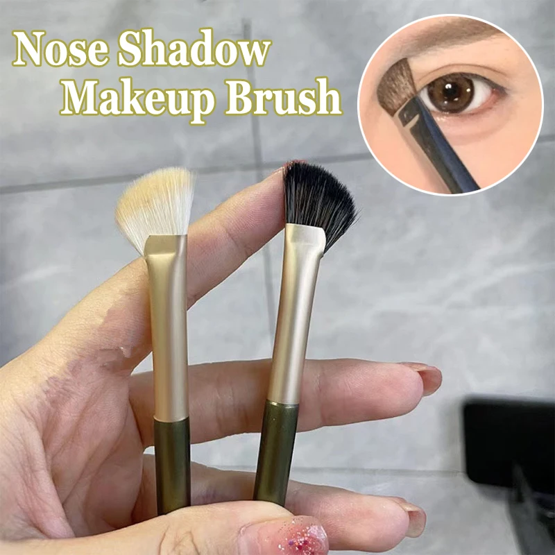 

Fan Shape Makeup Brushes Nose Shadow Contour Brush Highlighting Brush Professional High Quality Cosmetic Blending Make Up Tool