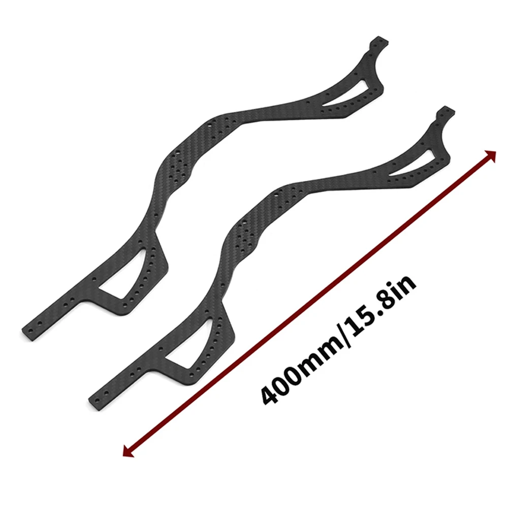 

Carbon Fiber Chassis Rail Set Side Frame for Axial SCX10 PRO 1/10 RC Crawler Car Upgrade Parts Accessories