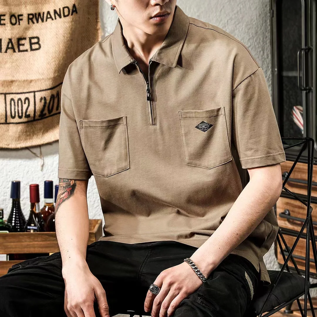 

Men'S T-Shirt Polo Shirts Summer Thin Short Sleeve Menswear Loose Plus Size Fashion Male Tops Lapel Short Sleeves