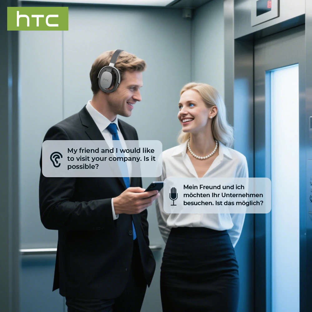 HTC HP07 Наушники-вкладыши 134 языка Наушники-переводчики Face-to-Face Наушники-переводчики Сверхдлительный срок службы батареи (art.: 3920cf91facc2) - 3920cf91facc2