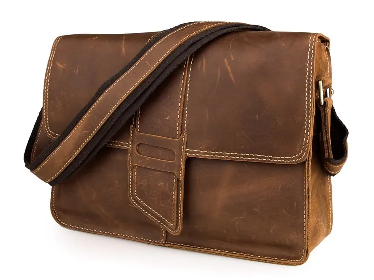 

Винтажные мужские сумки-мессенджеры из натуральной кожи Крейзи Хорс с гарантией 100% от Nesitu # M7263