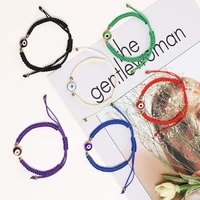 hot new fashion eye bracelet fashion creative demon eye hand woven adjustable bracelet for women girl jewelry gifts