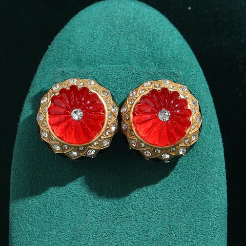 Сережки-гвоздики LOVE GREEN LIVE GREEN голубые с камнями