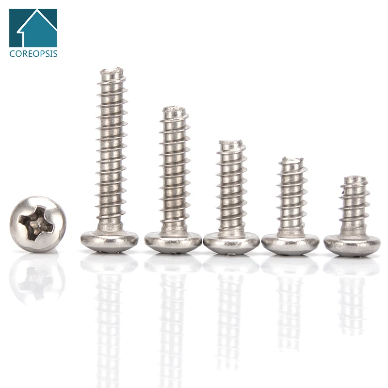 

Саморез M1.4/M1.7/M2/M2.2/M2.6/M3/304 из нержавеющей стали