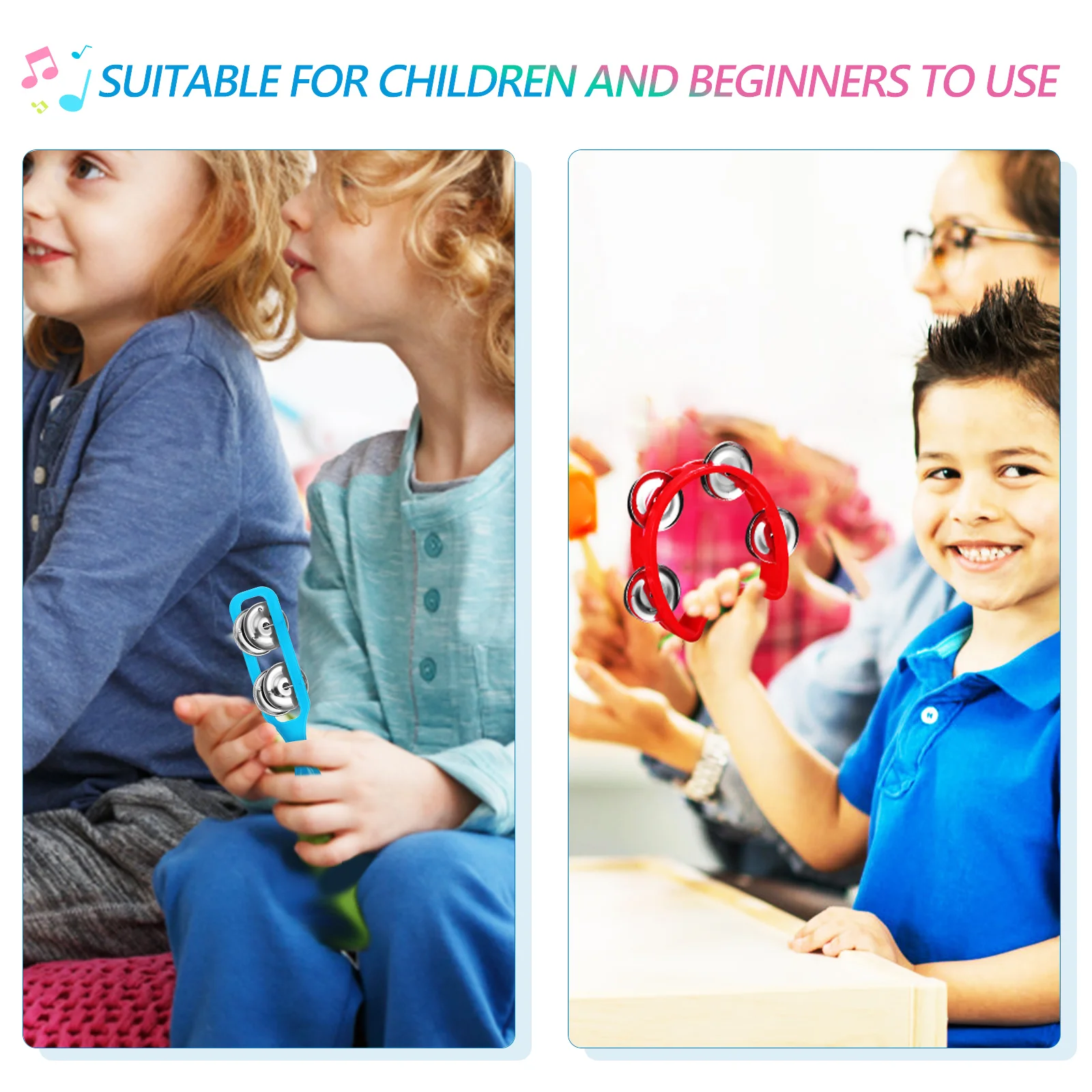 16 шт. детские игрушки орф музыкальный инструмент колокольчики кусочки