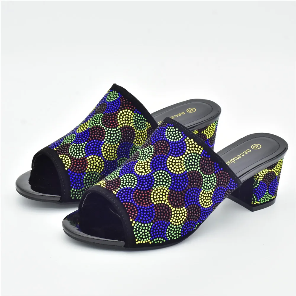 

Туфли женские свадебные с открытым носком, туфли-лодочки, открытый носок, украшенные стразы вечерние в африканском стиле, зеленые