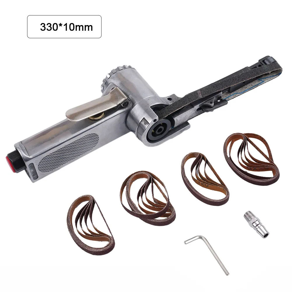 3/8 дюйма 10x330 мм пневматическая ленточная шлифовальная машина угловая с