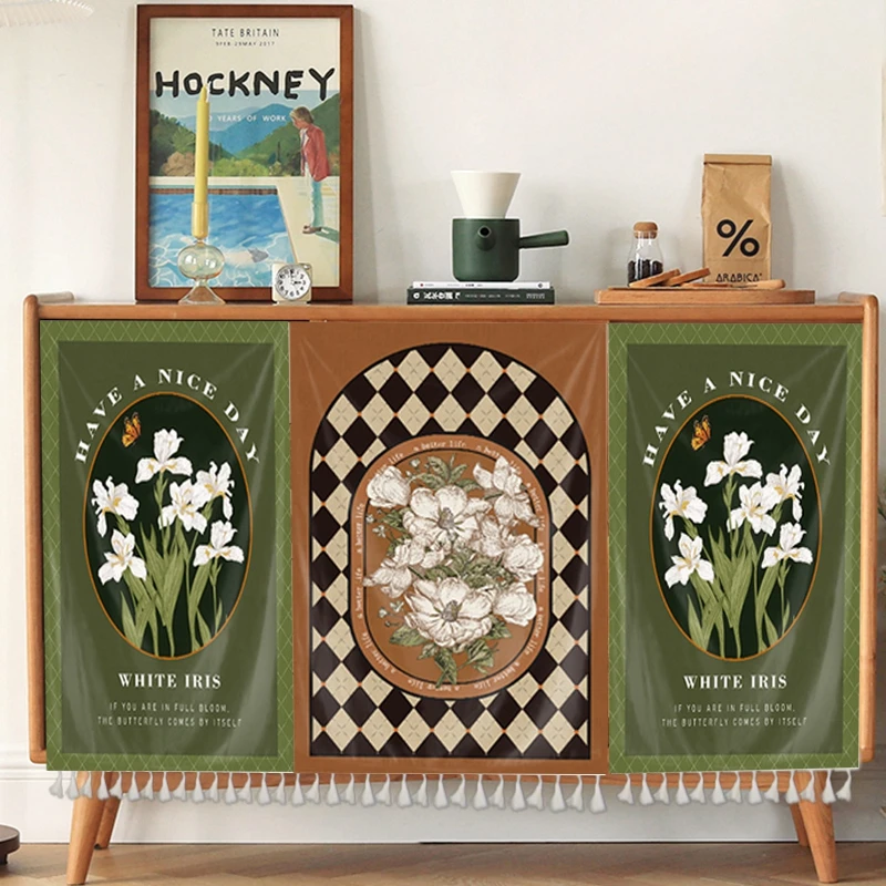 Короткая занавеска в стиле INS для кухонного шкафа полузанавеска пылезащитный