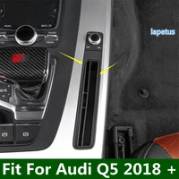 middle control bank card slot storage box container organizer tray for audi q5 2018 2022 plastic interior tidying accessories