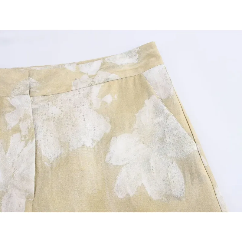 Комплект брюк TRAF ZR женский из двух предметов элегантный повседневный комплект с