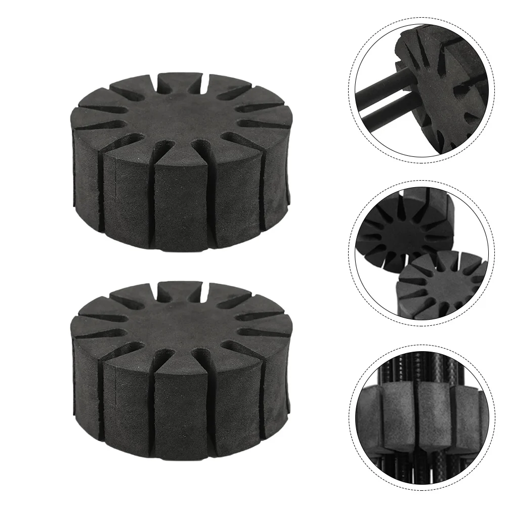 

4 Pcs Archery Storage Organizer Rack Protection Foam Round Separator Holder