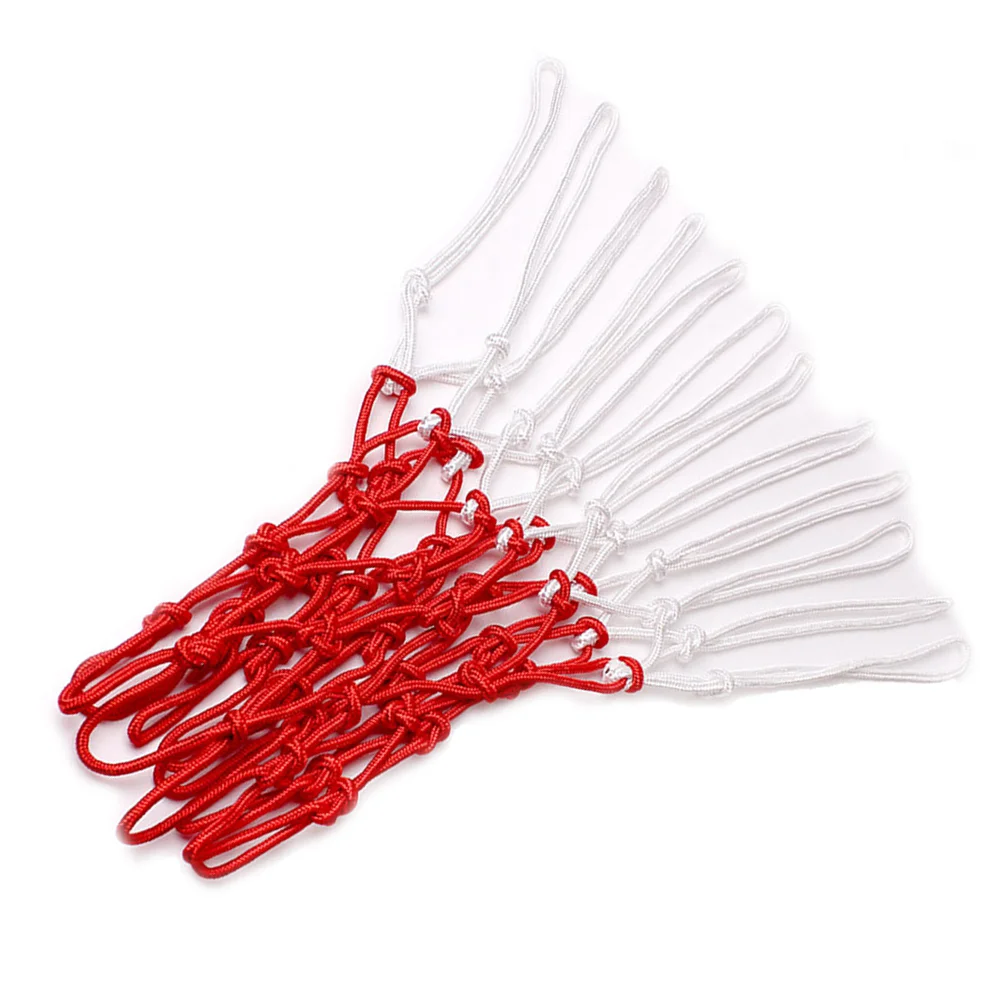 

Сверхпрочная баскетбольная сетка, сменная нейлоновая стандартная 12 баскетбольная сетка, утолщенная баскетбольная сетка для любой погоды