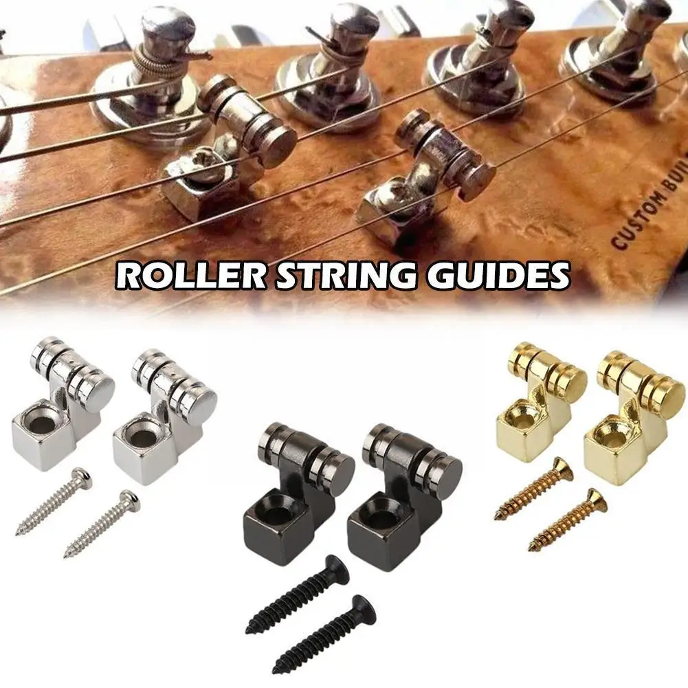 

Electric Guitars Roller String Trees Retainer Alloy Guitar Accessories Musical Instrument Parts For Fenders Strat Tele St T W9a8