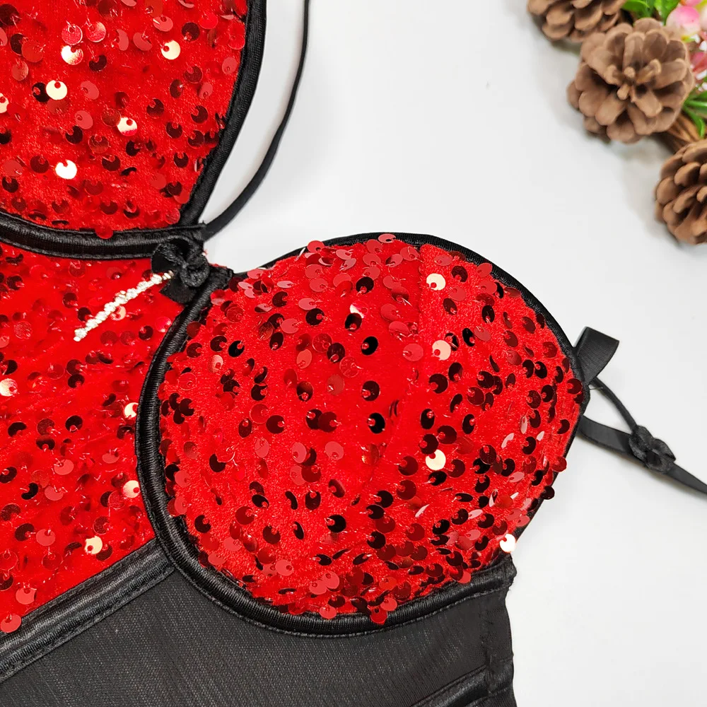 Fashion Tank Top Women Blusa Sexy Corset Woman Clothing Push Up Bustier Casual Ladies Bra Club y2k Crop Tops Ropa Mujer Camisole