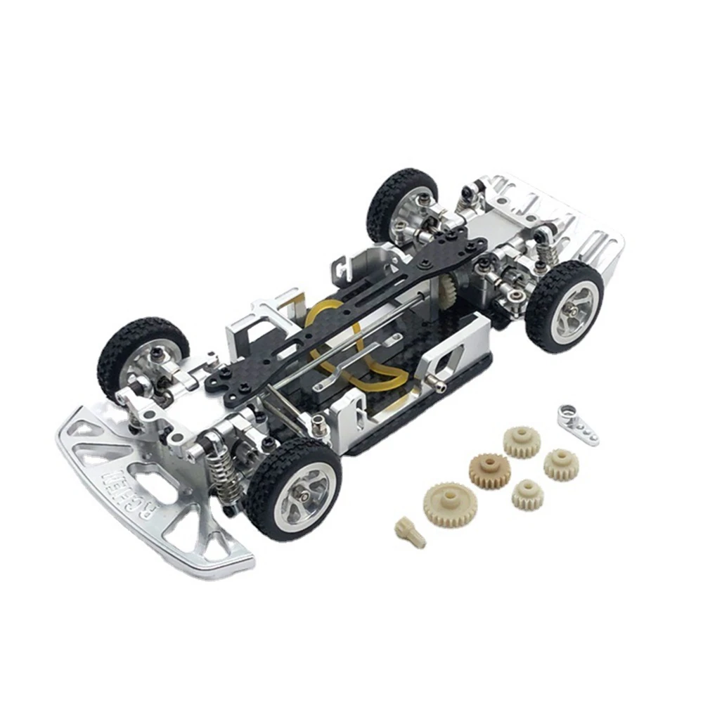 

Metal Chassis Frame Set for Wltoys 284131 K969 K979 K989 K999 P929 P939 1/28 RC Car Upgrade Parts Accessories,Silver