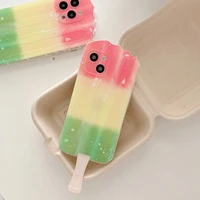ice lolly ice candy creative phone stand case cover for iphone 11 12 13 pro x xr xs max shockproof case for iphone 13 cases
