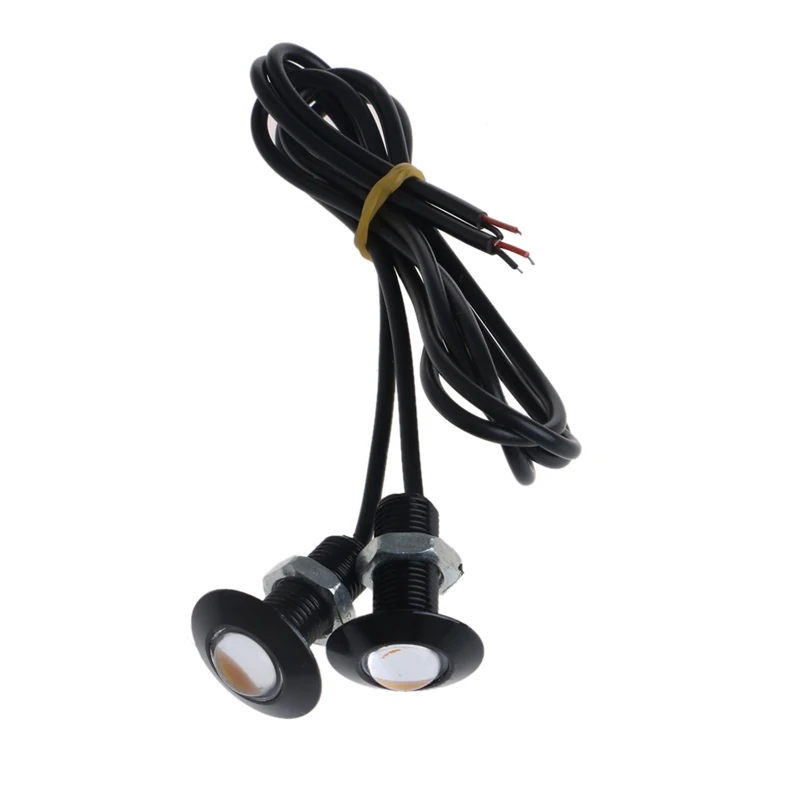 

2Pcs Motorcycle Eagle Eye Flash Light Cycling Equipment 12V LED Strobe Lights