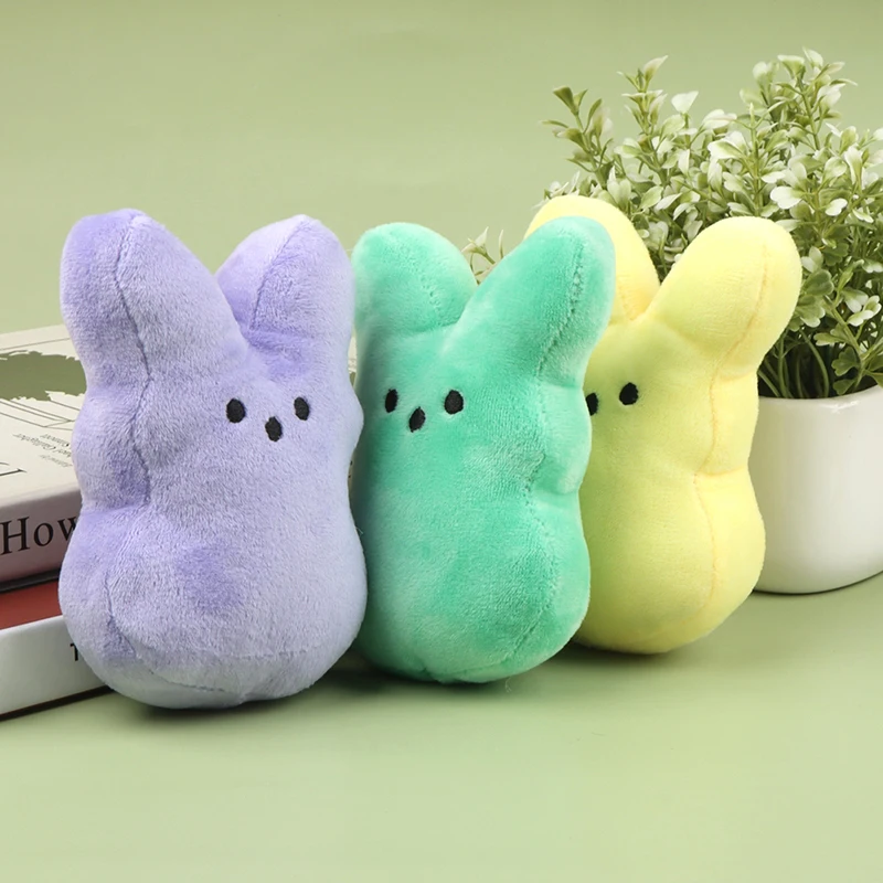 

15cm Cute Plush Bunny Rabbit Peep Easter Toys Simulation Stuffed Animal Doll For Kids Children Soft Pillow Gifts Girl Toy 1pc