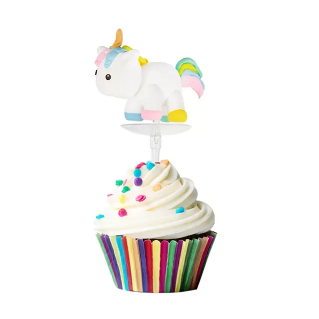 

2022 Cake Topper Kids Girl Birthday Party Decoration Baby Shower Wedding Favors Unicorn Theme Party Supplies