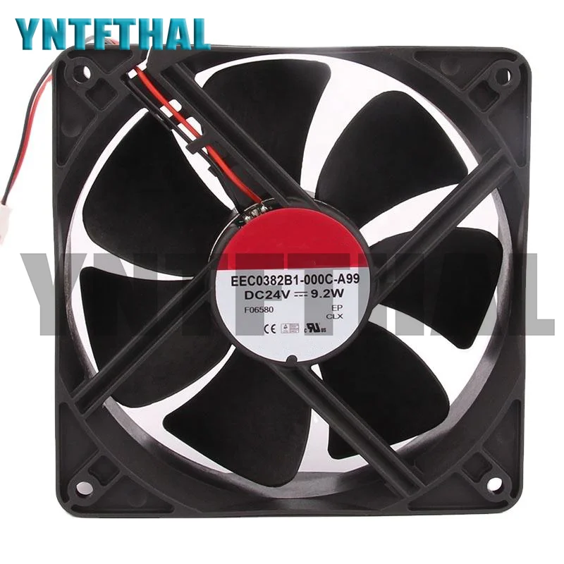 

Genuine NEW EEC0382B1-000C-A99 12038 24V 9.2W Frequency Cooling Fan