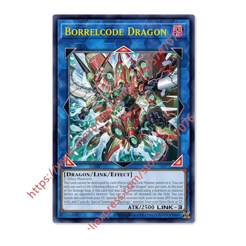 

Yu Gi Oh Borrelcode Dragon SR Japanese English DIY Toys Hobbies Hobby Collectibles Game Collection Anime Cards