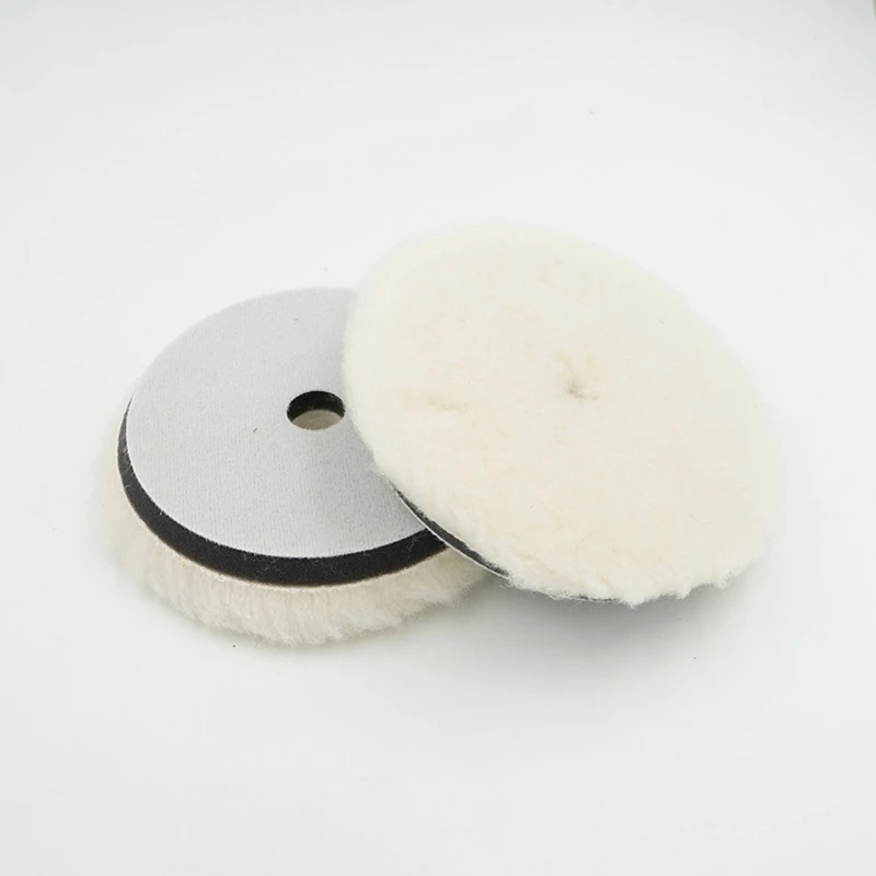 

1pc 6"/7" Wool Polishing Pad For Polisher Machine Waxing Polishing Buffing Car Paint Care Polisher Pads For Car Polisher