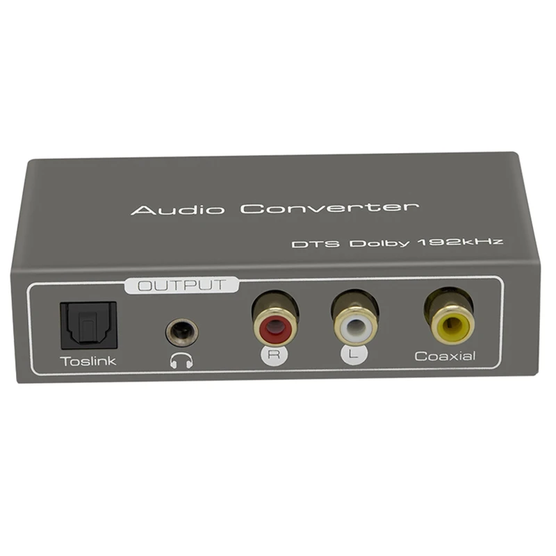 

HDMI-Compatible ARC Audio Converter Digital Coaxial+Toslink+ARC Audio To Coaxial+Toslink+L/R+Aux Port For PS4