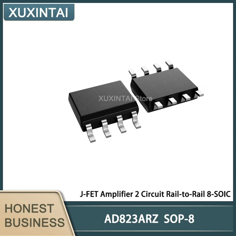 

10Pcs/Lot AD823ARZ AD823 J-FET Amplifier 2 Circuit Rail-to-Rail 8-SOIC