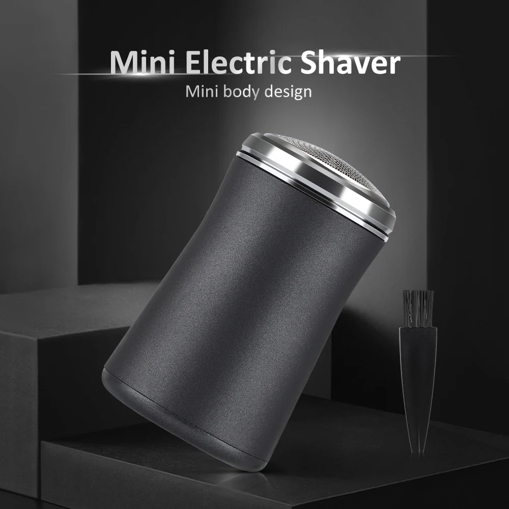 

Pocket Size Washable Electric Razor Electric Shaver Rechargeable Shaving Machine for Men Wet-Dry Dual Use Mini Beard Razor