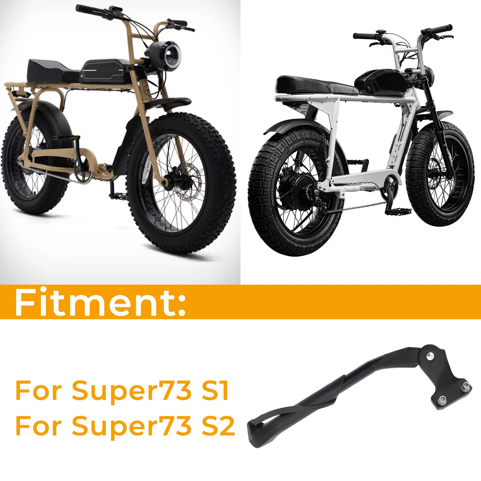 Подставка для электровелосипеда усиленная боковая подставка Super 73 S1/Super S2