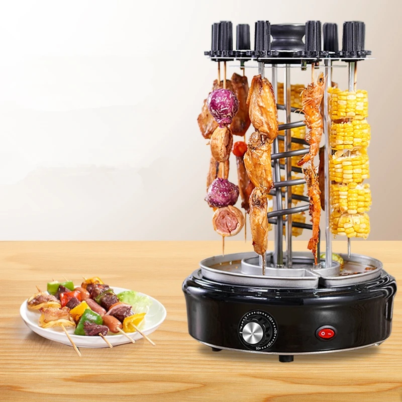 

Outdoor/Indoor Barbecue Stainless Electric Automatic Rotating electric bbq grill