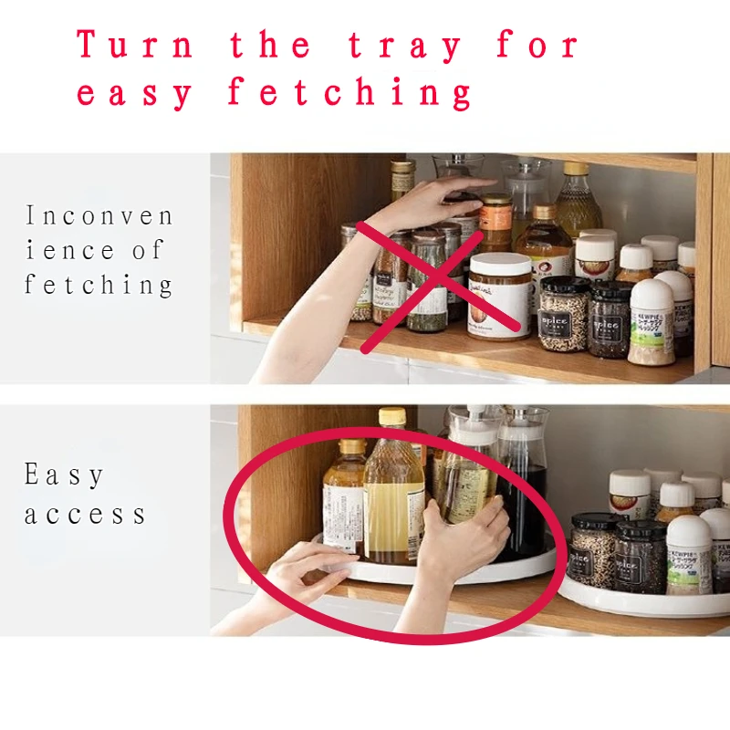 

kitchen cocina organizer accessories cuisine cozinha accesorios de cocina novedosos rangement spices Rotating tray items