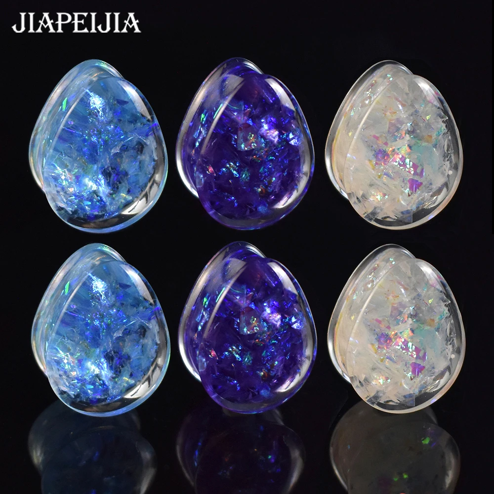 8-30 мм Φ вилки, измеритель, в форме капли, растяжитель для ушей, Φ ювелирные изделия