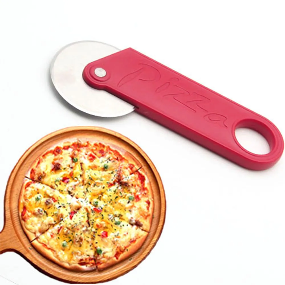 

Hot Mini Pizza Wheel Round Knife Stainless Steel Cake Pie Pastry Cutter Tools