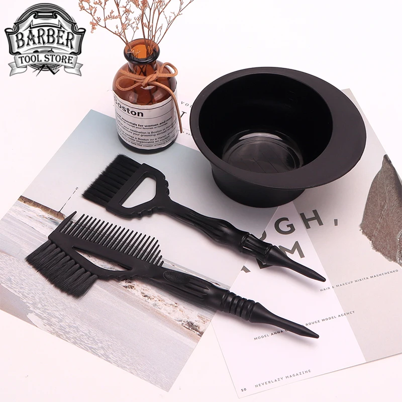

Профессиональная расческа с чашей для окрашивания, салонные инструменты для окрашивания волос, домашние кисти для парикмахера, набор расчесок с двойной головкой