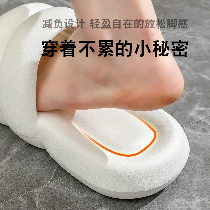 Pool Beach Slippers Female Man Soft Thick Batrhoom Slides Home EVA Women's Summer Flip-Flops Lady Platform Shoes Quick Drying